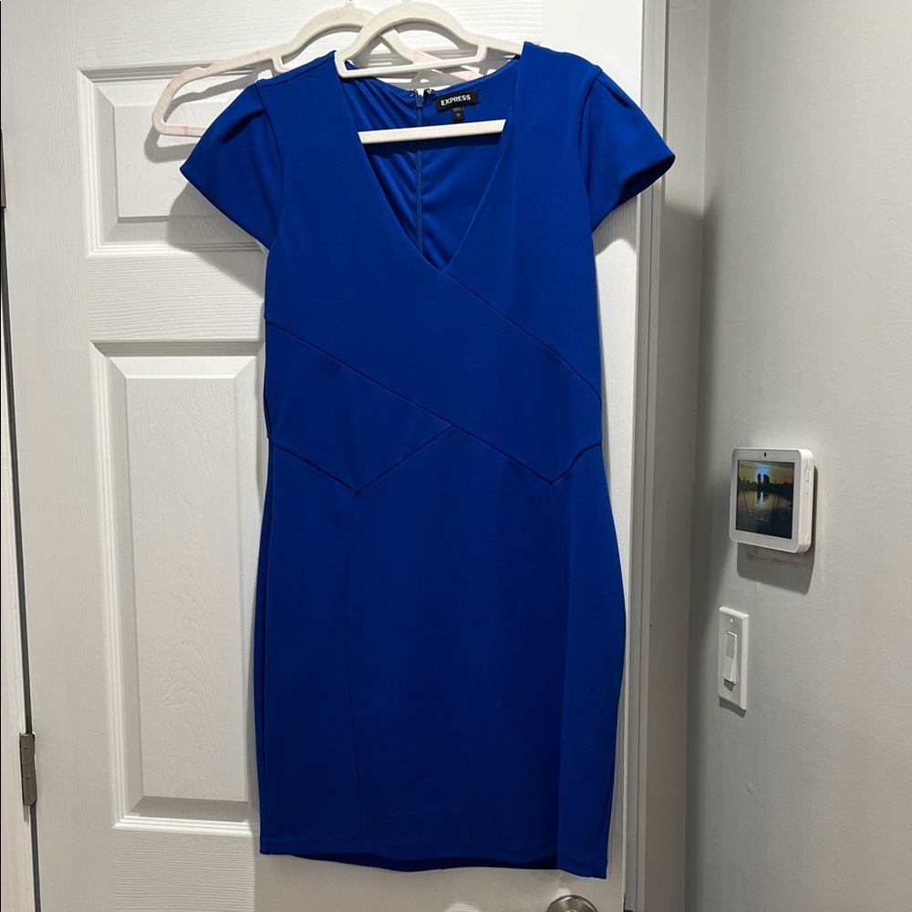 Express Royal Blue Mini Dress